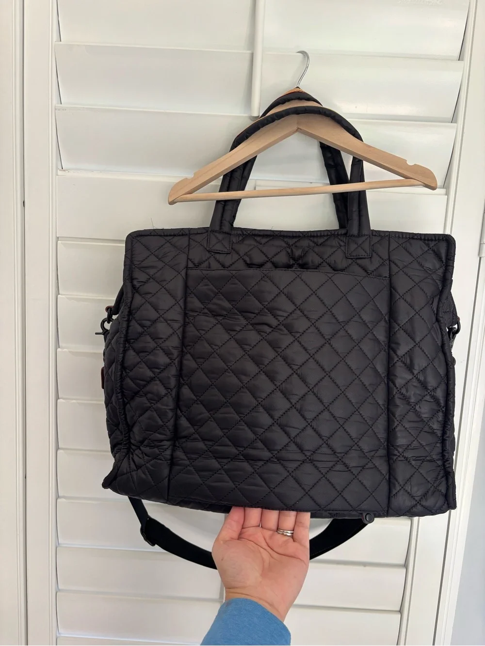 MZ Wallace Black Large Metro Box Tote II